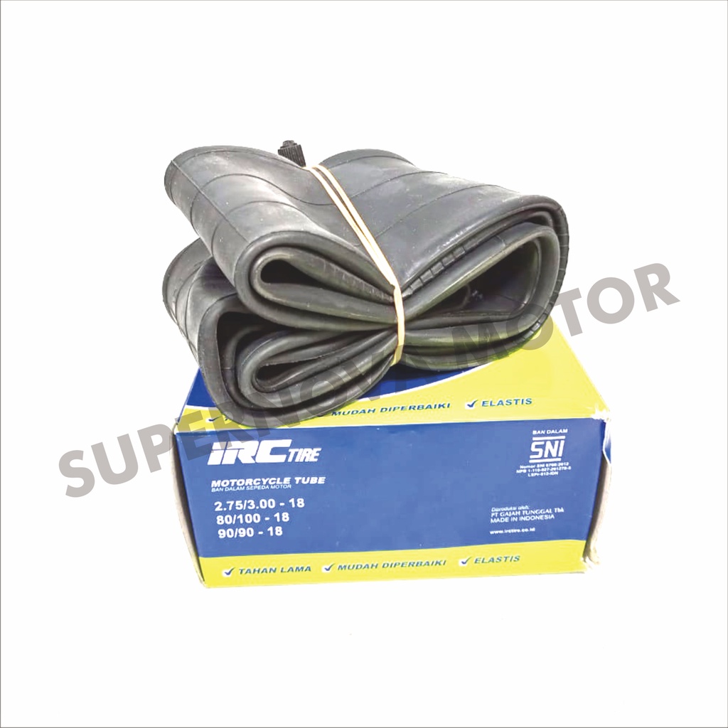 BAN DALAM MOTOR IRC 275 / 300  RING 18 80 / 100 RING 18 90 / 90 RING 18 IRC