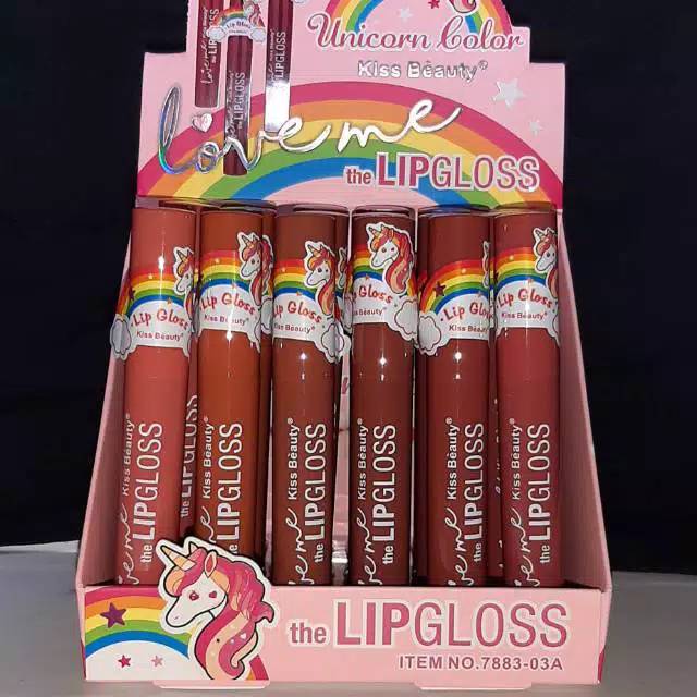 Love Me Lipgloss kiss beauty fruit Harga satuan