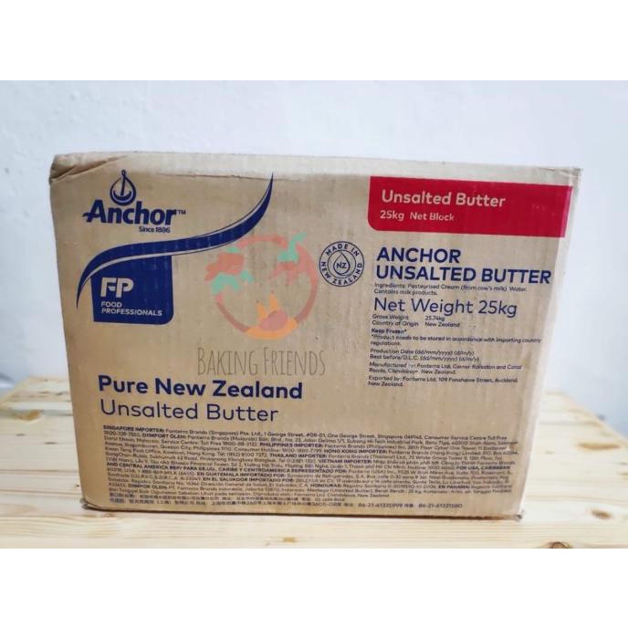 

(BISA COD) TERMURAH! ANCHOR UNSALTED BUTTER 1 KG FREE ONGKIR Kode 1463