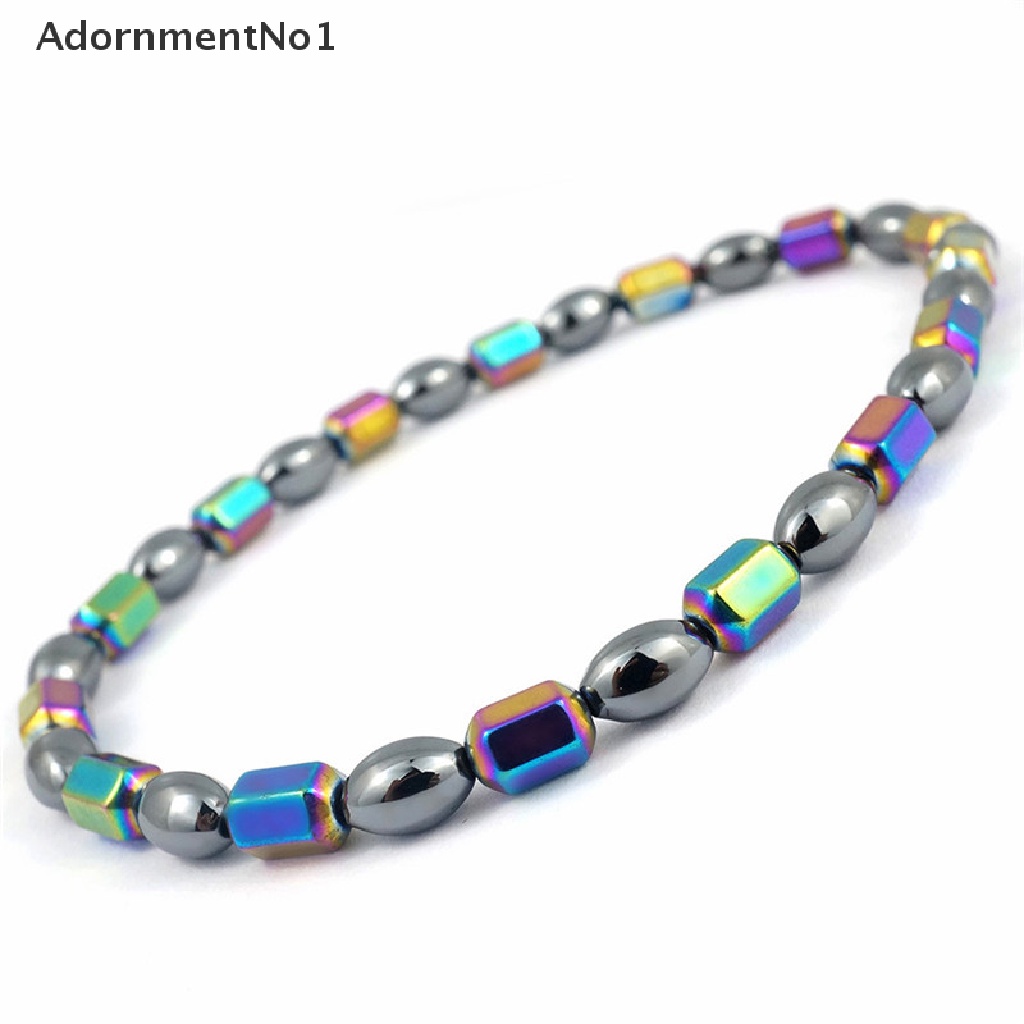 (AdornmentNo1) Gelang Kaki Batu Hematite Magnetik Untuk Terapi / Pantai