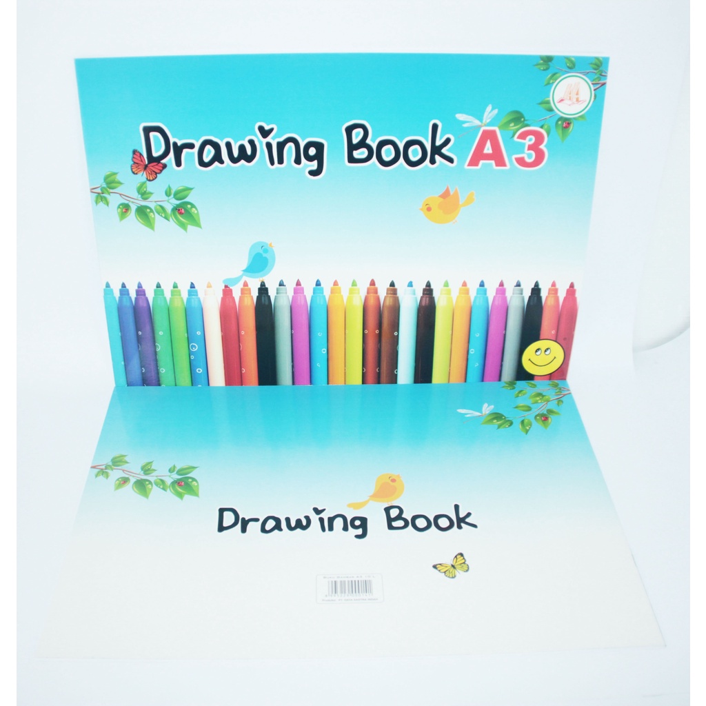 

Drawing Book / Buku Gambar AA Ukuran A3 30cm x 42cm Isi 10 Lembar