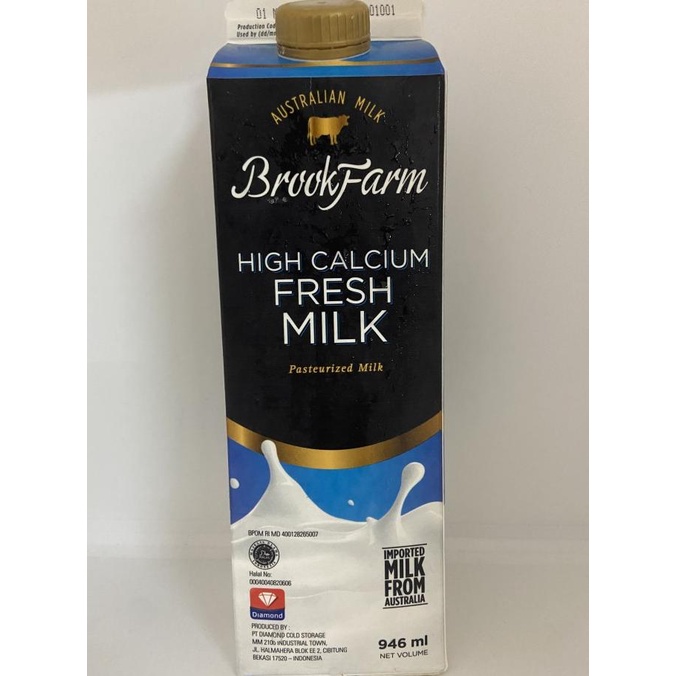 

[COD] BROOKFARM FRESH MILK 1 LT [COD]