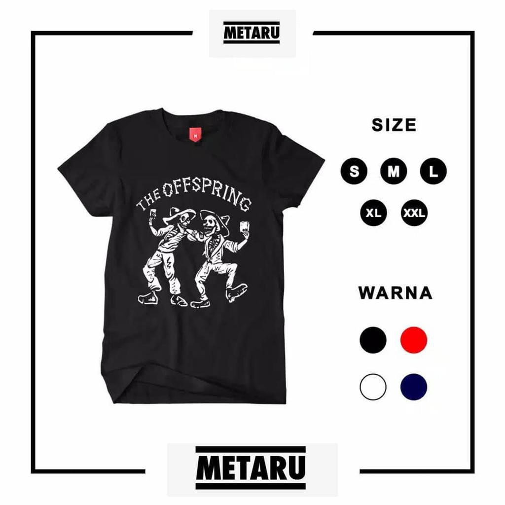Kaos band THE OFFSPRING / T-shirt band THE OFFSPRING / Kaos distro band THE OFFSPRING