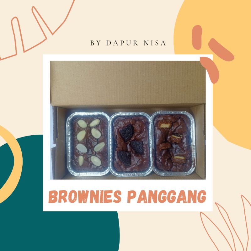 

Brownies Fudgy/Brownies Panggang/Brownies Cup/Shiny Brownies