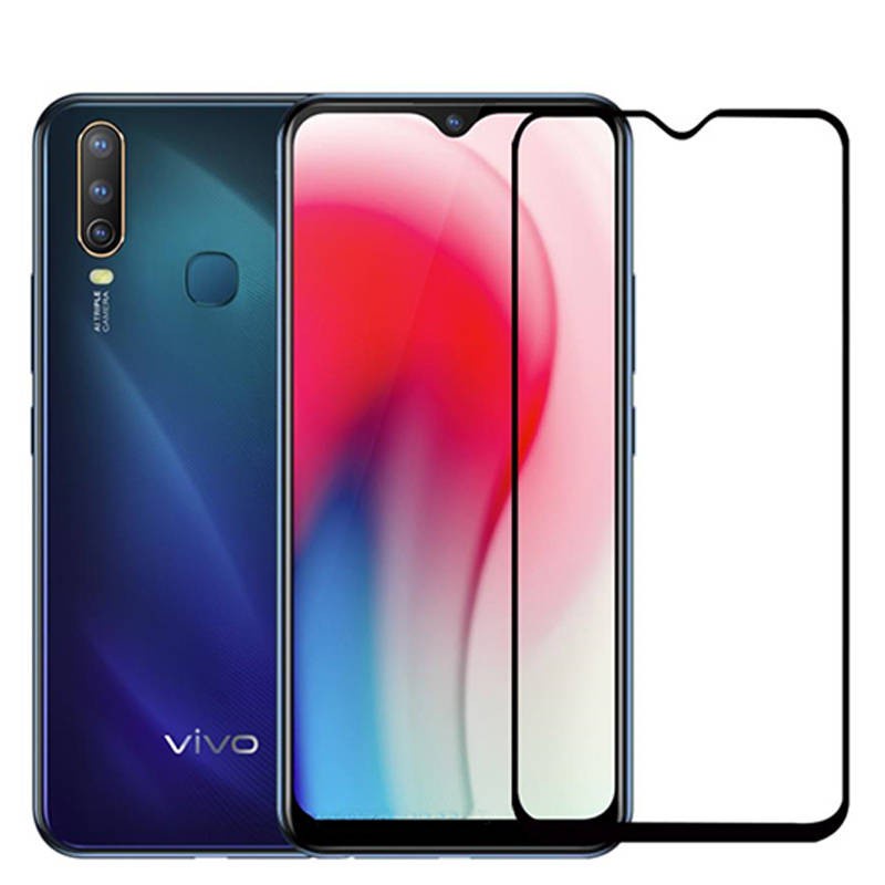Tempered Glass Full Vivo Y16 Y15s Y12i Y11 Y12  Y15 Y17 Y19 Screenguard Antigores Kaca Temperglass