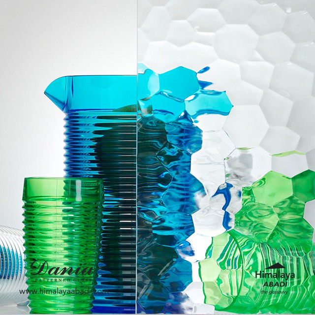 

Kaca Motif Dania Patterned Glass Watercube 5mm 1830 x 2440mm