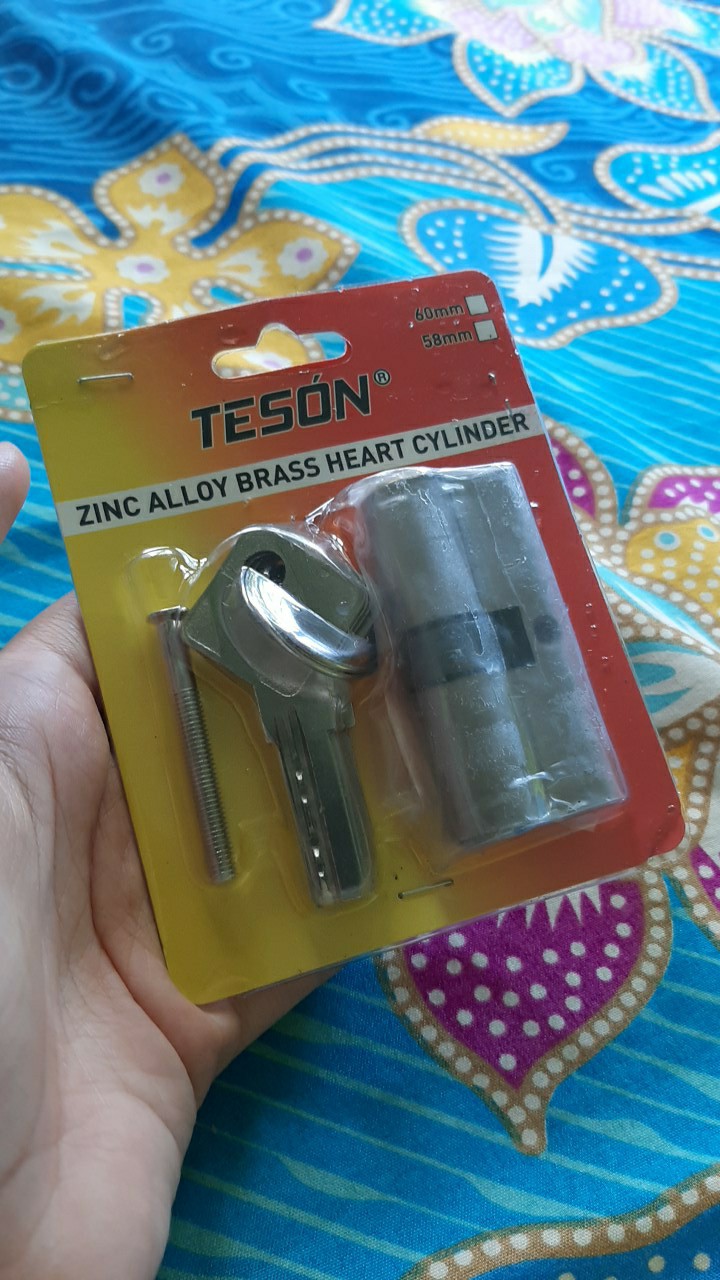 Silinder Kunci Pintu Komputer Set Kuningan - Cylinder Door Lock Computer Key