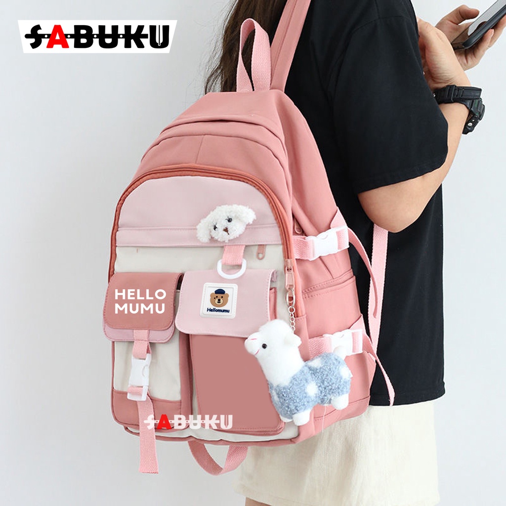 Tas Sekolah Anak Perempuan Ransel Wanita Backpack Ransel Punggung Gendong Tas Sekolah SD SMP - 184