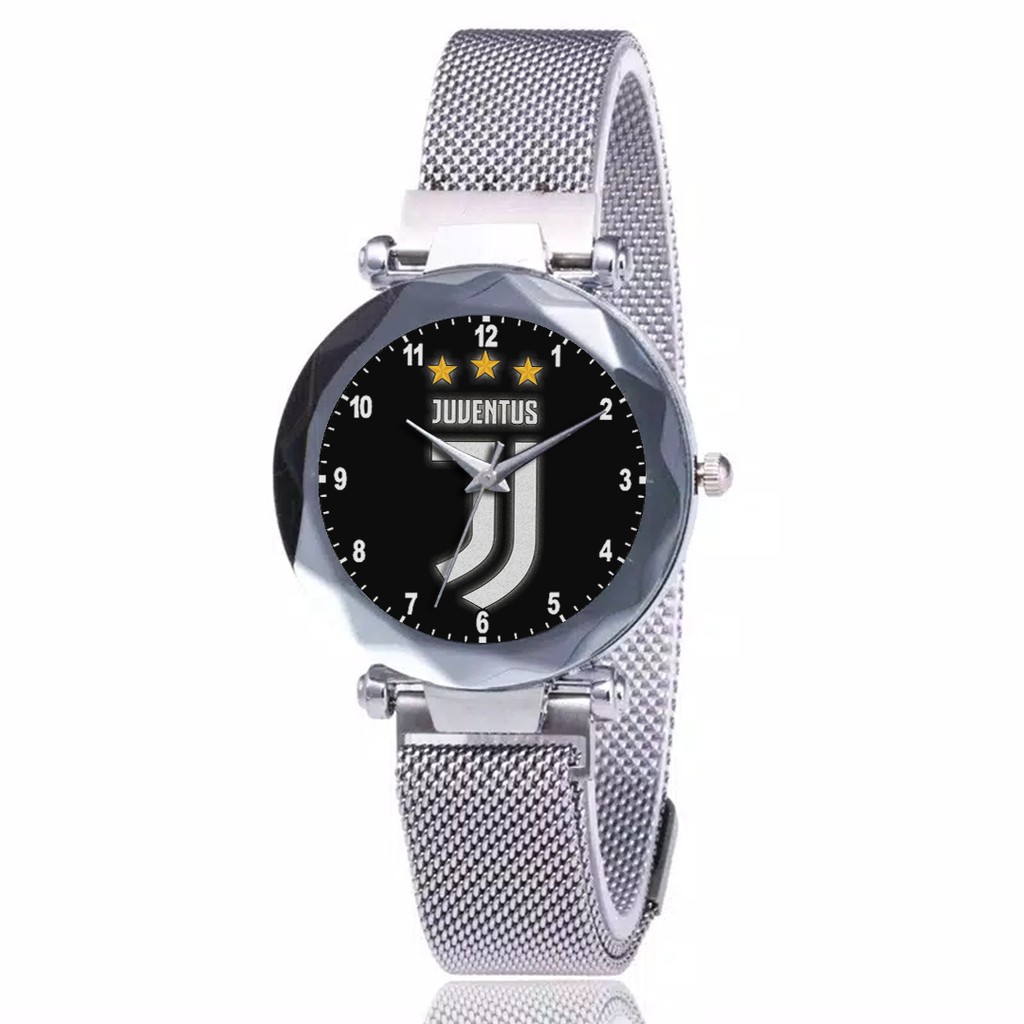 Jam Tangan Wanita Custom - JUVENTUS 2 Free Box &amp; Batre Cadangan