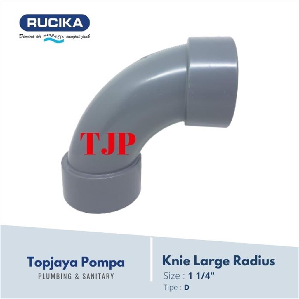 KNIE / ELBOW large radius PVC D RUCIKA 1 1/4&quot;