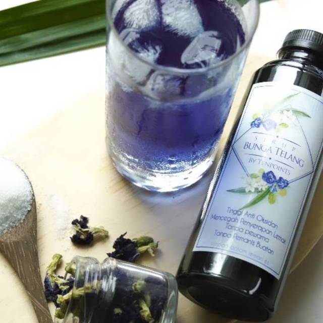 

Sirup kesehatan BUTTERFLY PEA / TELANG tanpa pengawet&pewarna buatan