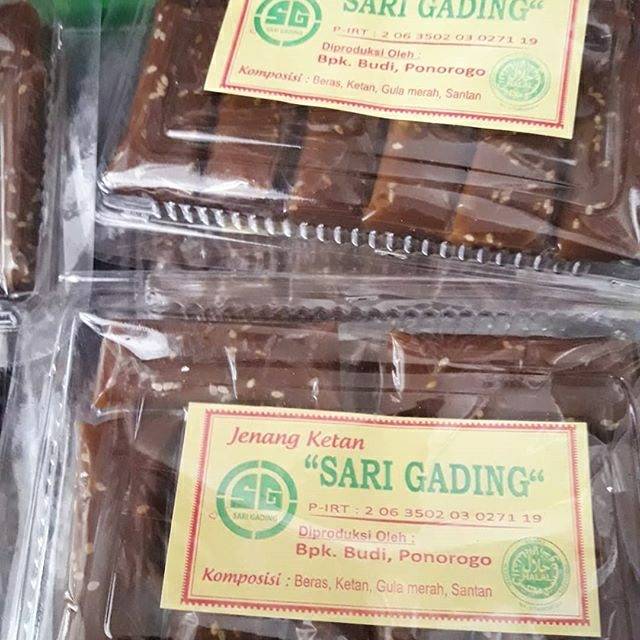 

JENANG KETAN Sari Gading