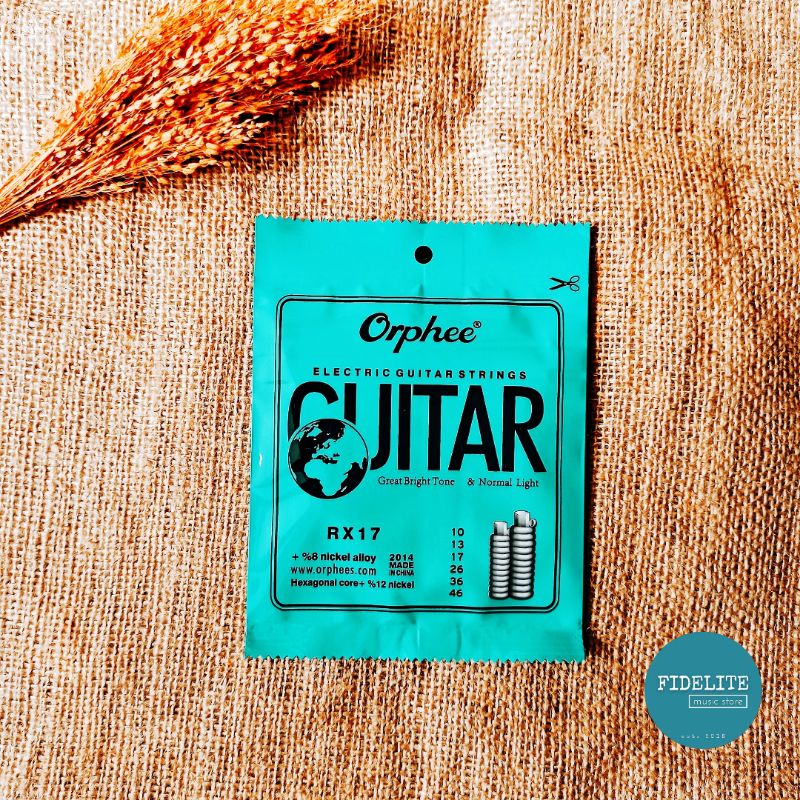 COD Senar Gitar Listrik/ Electric Guitar Orphee RX17 Original Size 10 | Senar Gitar Elektrik Orphee RX15 | Senar Gitar Elektrik Orphee RX19