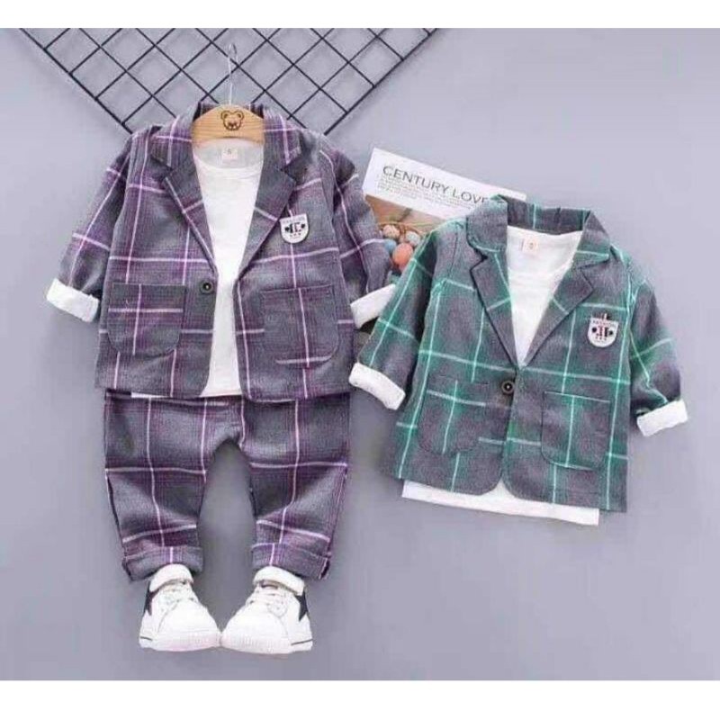 3in1 Baju anak import laki-laki