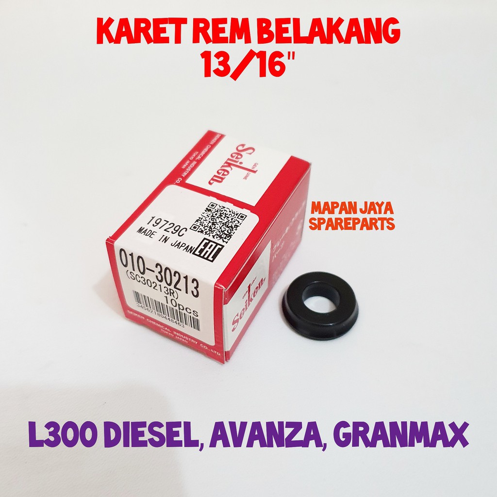 SEIKEN JAPAN KARET REM BELAKANG 13/16 - AVANZA / XENIA / GRANMAX / L300 DIESEL