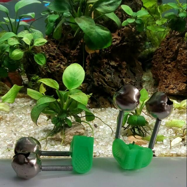 lonceng / klintingan double bell warna hijau