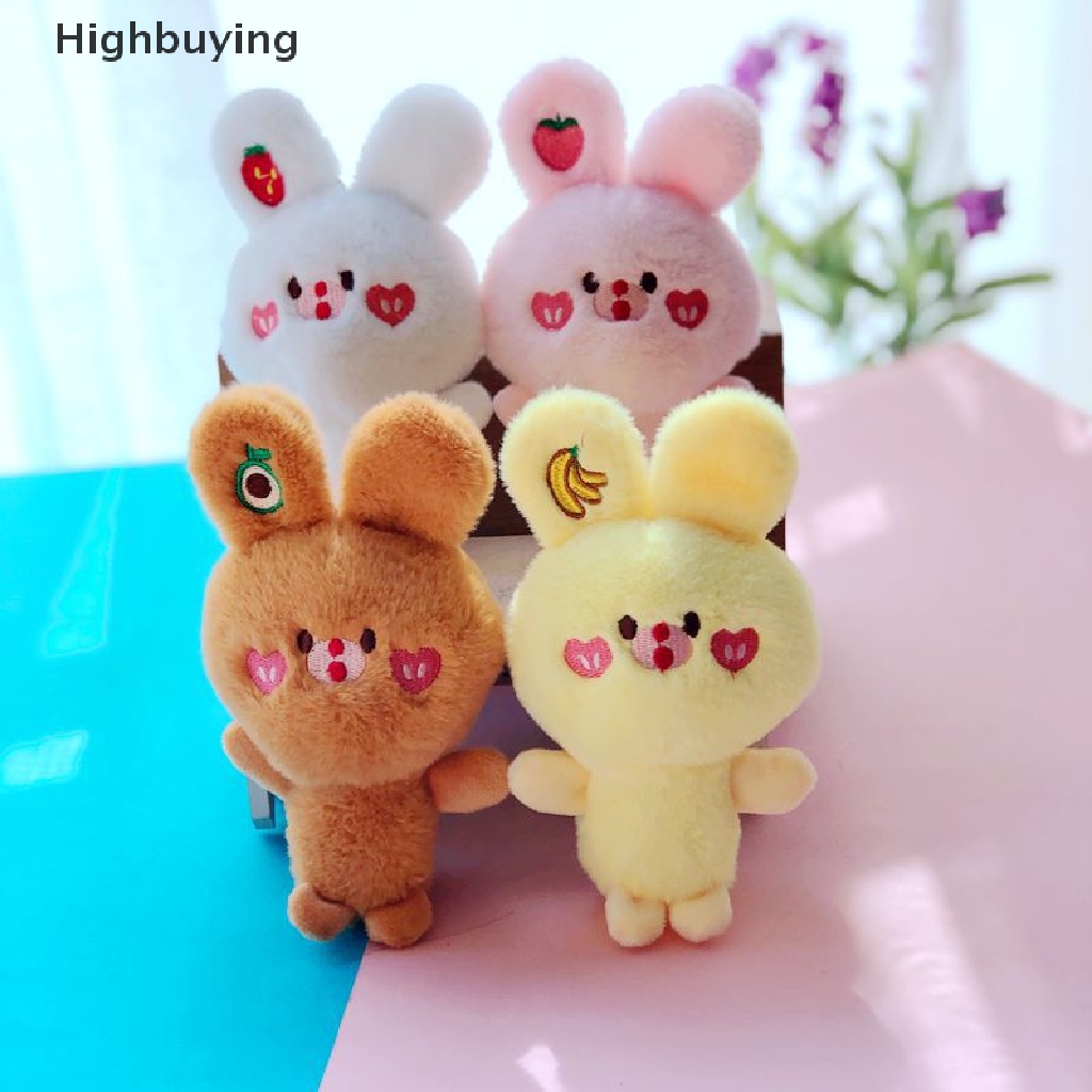 Hbid Gantungan Kunci Boneka Stuffed Plush Kelinci Mini Lucu Glory