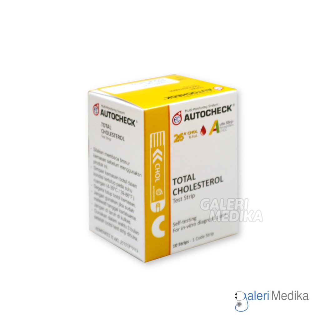 Autocheck Strip Kolesterol / Autocheck Strip Cholesterol / Autocheck Cholesterol Test Strips