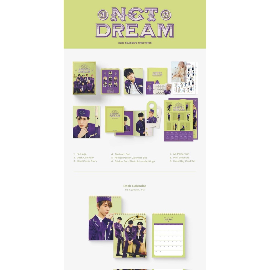 [READY STOCK] SEASONS' GREETING 2022 SG22 NCT DREAM
