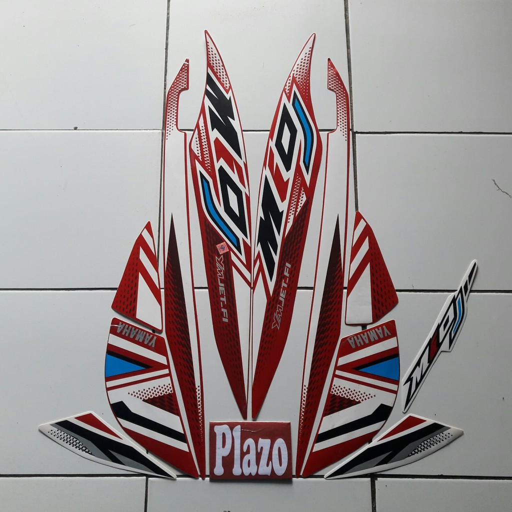 Stiker Mio J 2012 Merah