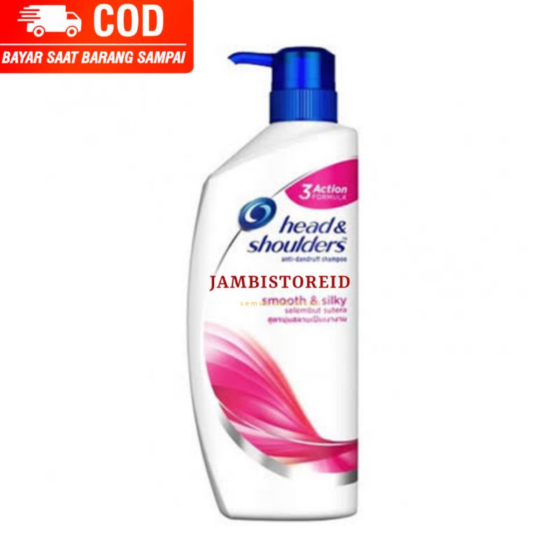 (JAMBISTOREID) JAMBI LANGSUNG KIRIM Shampoo Head and Shoulder Smooth Silky Lemon Fresh Cool Menthol 