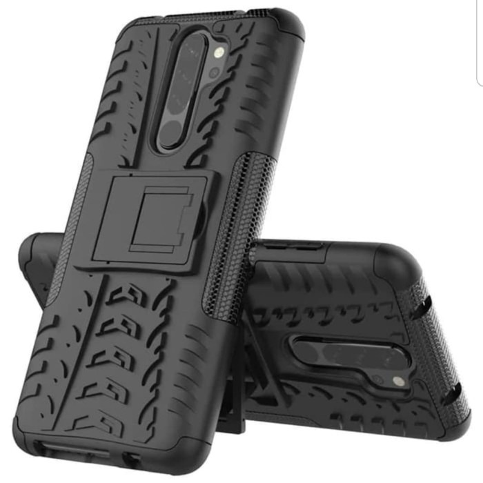 Softcase Rugged Kick Stand Armor Xiaomi Redmi Note 8 Pro - SC