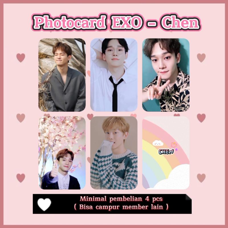 Photocard EXO - CHEN / Photocard Unofficial / Photocard CHEN EXO