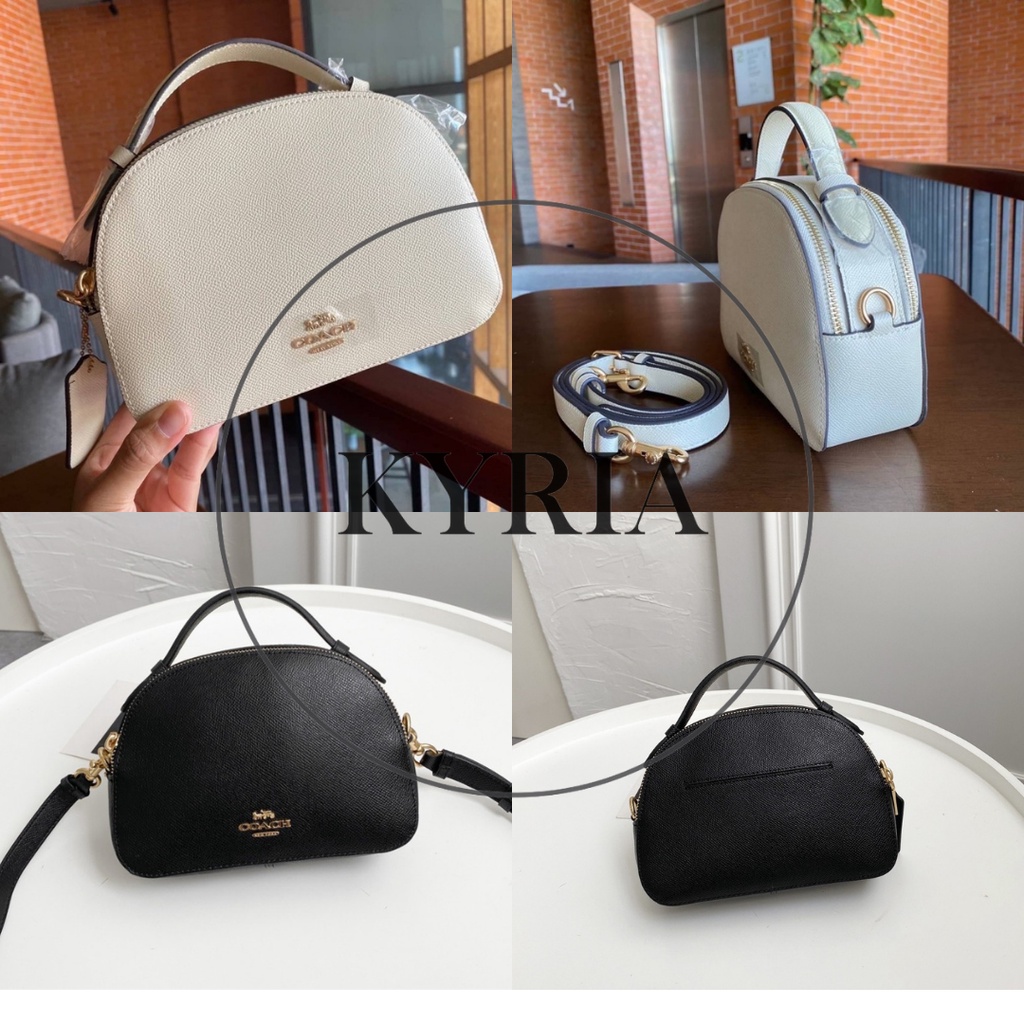 TAS WANITA SELEMPANG WOMEN CH CROSSBODY BAG SERENA BLACK PLAIN OR WHITE PLAIN SATCHEL 1589