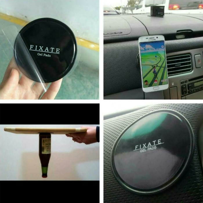 Organizer Pad dashboard mobil anti slip serbaguna Fixate