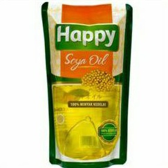 

Happy soya oil minyak kedelai refill pouch 1000 ml