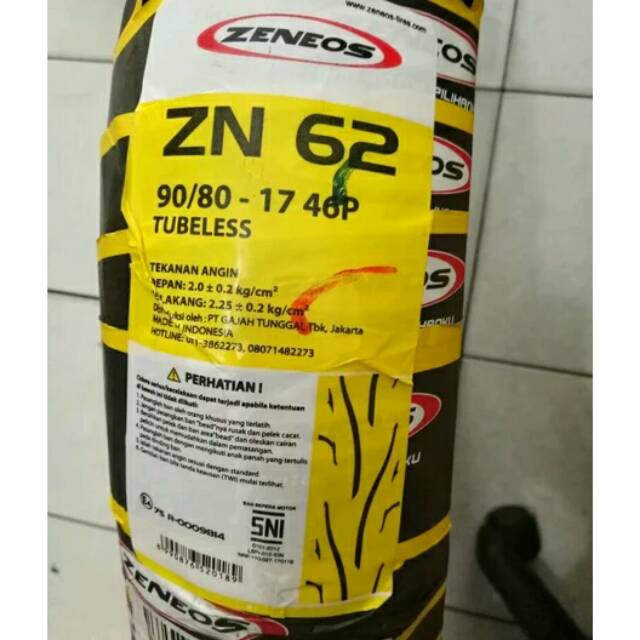 Ban Zeneos 90/80-17 ZN 62 Tubeless