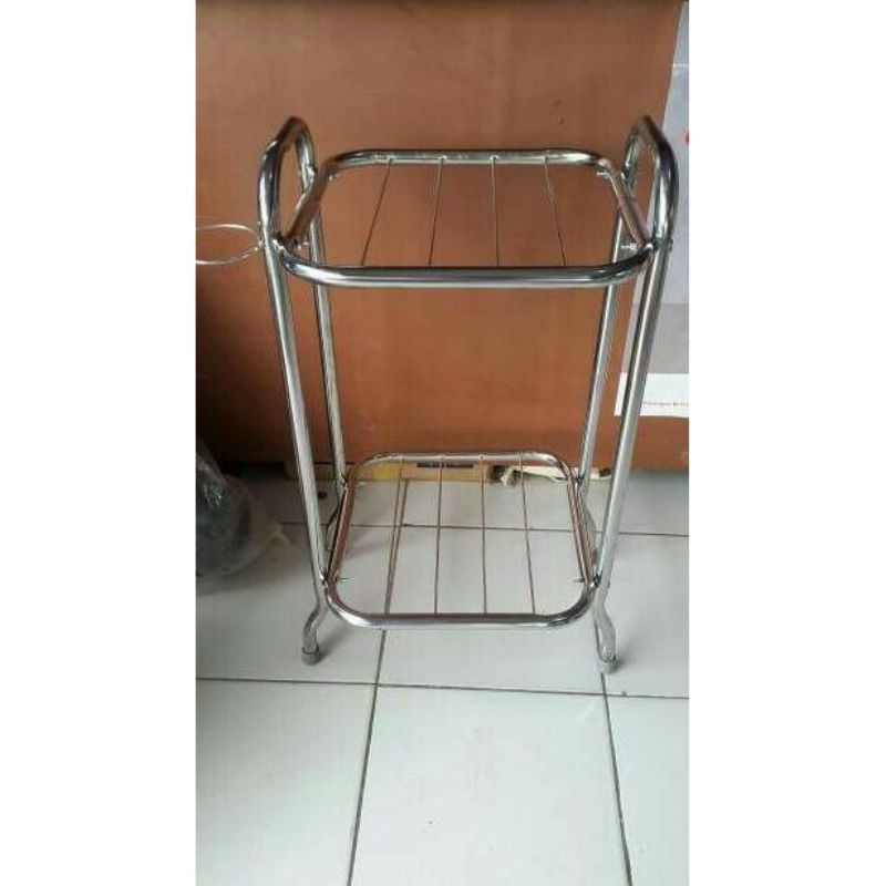 KAKI  STAINLESS 2  &amp; 3 SUSUN DISPENSER SERBAGUNA / RAK MEJA MAGICOM GUCI GALON