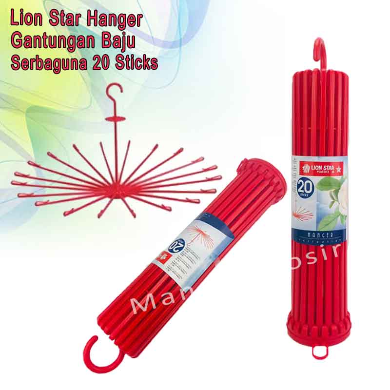 Hanger Collection *Lion Star * Gantungan Baju * Serbaguna 20 Sticks