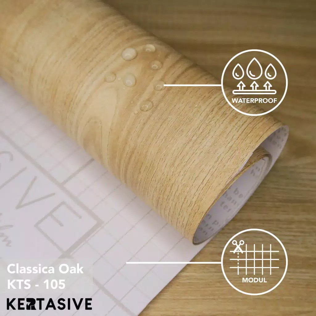 Kertasive Classica Oak - Pelapis Kayu - Wallpaper Dinding