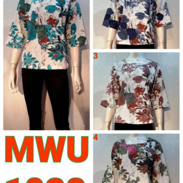 Blouse MWU import cantik