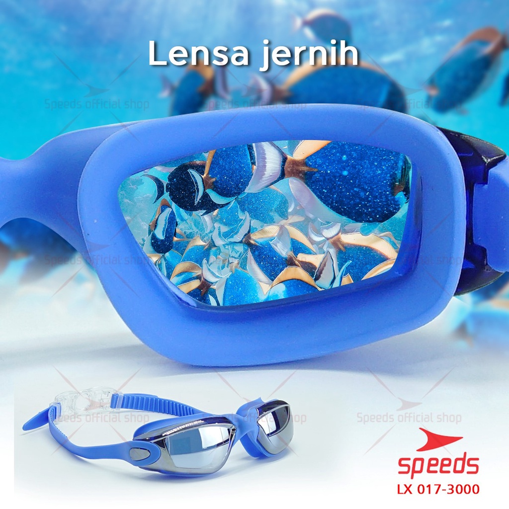 SPEEDS Kacamata Renang Olahraga Dewasa Swimming Googles Original 017-3000