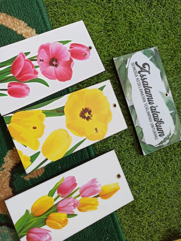 Hiasan Dinding Wall Decor Poster Dekorasi Ruangan Shabby Flowers Bunga Tulip Sdn049