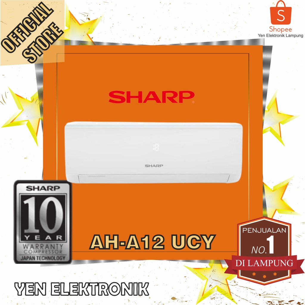 Jual Sharp Ah A Ucy Ac Split Pk Standard R Garansi Resmi Sharp Tahun Shopee Indonesia