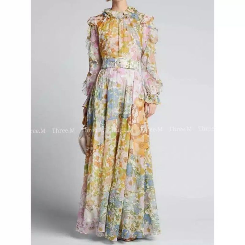 MDLV ~ 4000 NAOMI MAXI DRESS KOREA DRESS MAXI GAMIS IMPORT DRESS PREMIUM DRESS WANITA FASHION IMPORT