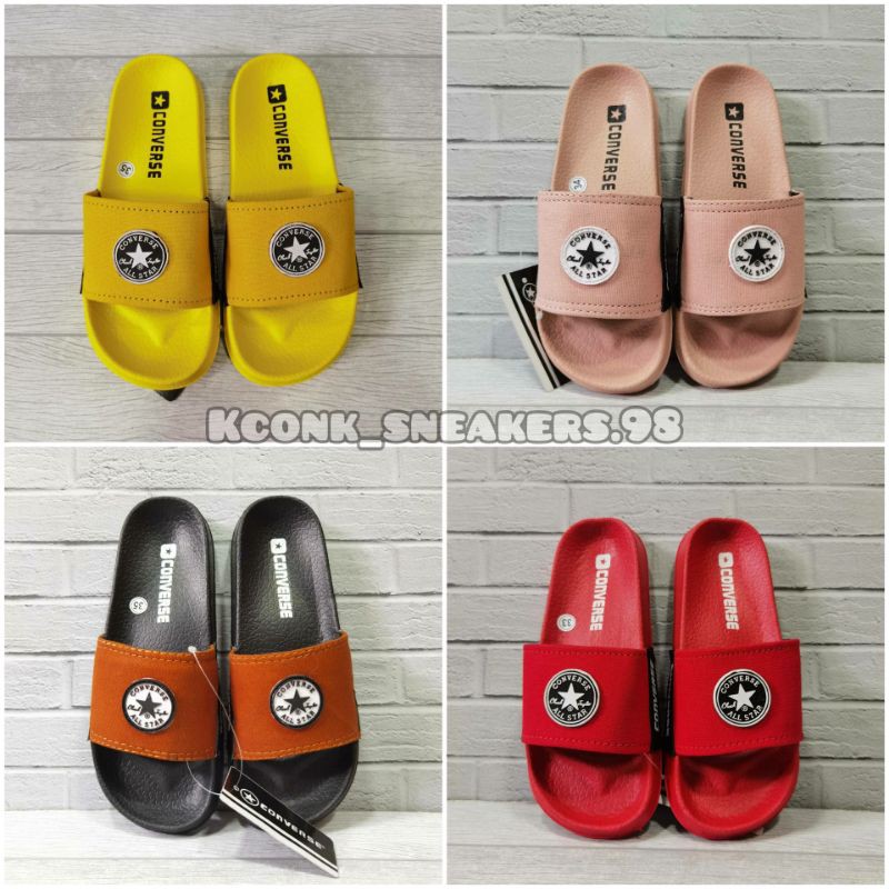 SENDAL SLOP KIDS CONVERSE CT ALLSTAR SANDAL SLIDE ANAK LAKI - LAKI DAN PEREMPUAN IMPORT QUALITY