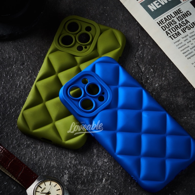 diamond puff case for 12 13 pro max