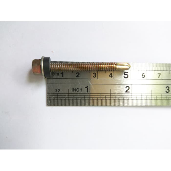 Baut Roofing M5 x 50 Baut / skrup / sekrup / roofing halus / ruping Atap