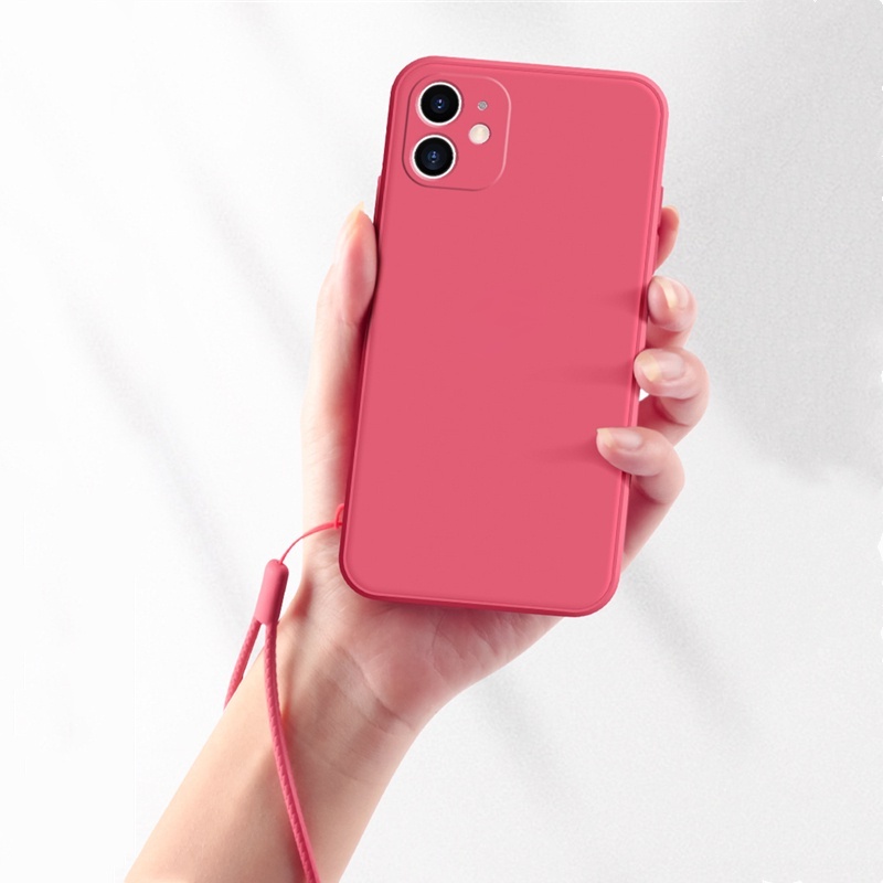 i12 Appearance Case for iPhone 11 / Pro / Max X XR Xs Max Silicone Straight Edge Camera Full Coverage