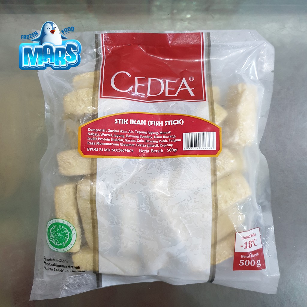 

CEDEA FISH STIK IKAN 500g SEAFOOD OLAHAN FROZEN