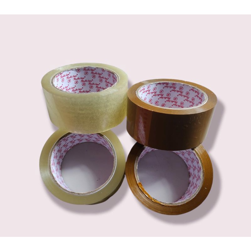 

Lakban coklat dan bening 100yard