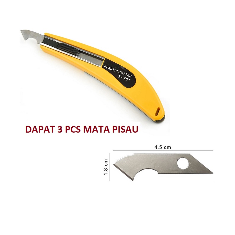 

Pisau Pemotong CUTTER AKRILIK Knife Cutter Acrylic Plastic Scriber