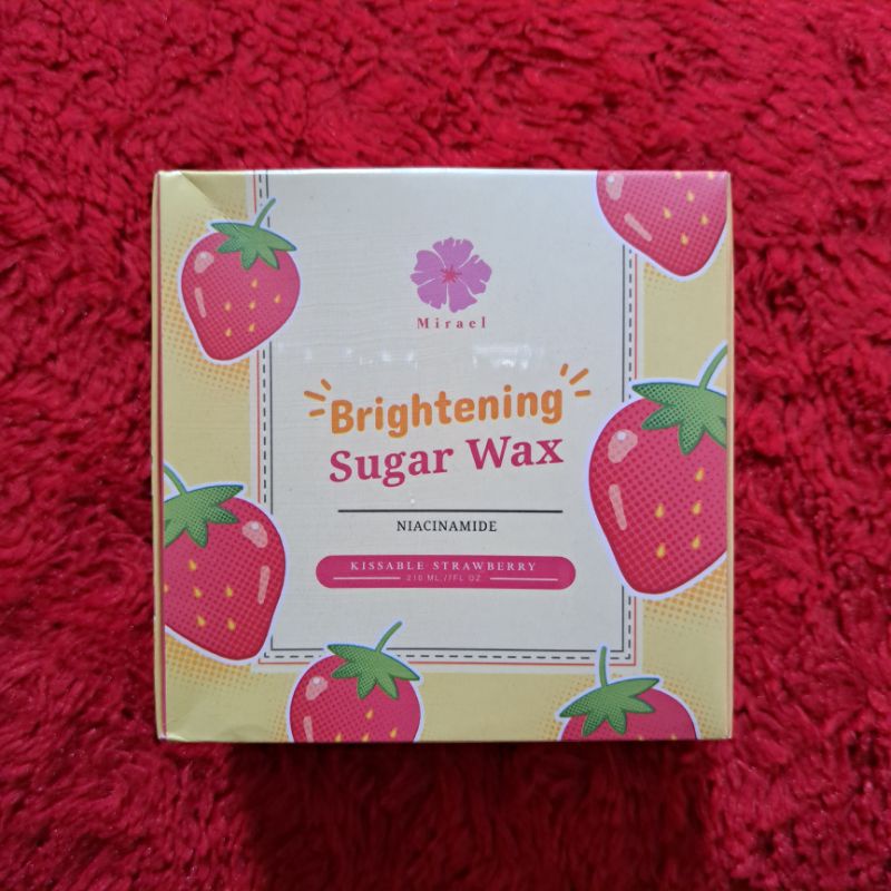 Jual [DISC 20K] Mirael brightening strawberry sugar waxing kit 210 ml