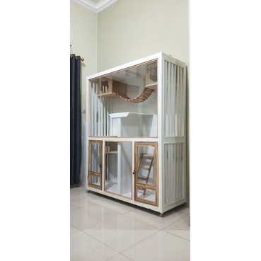 cat room besar playground kandang kucing interior lengkap