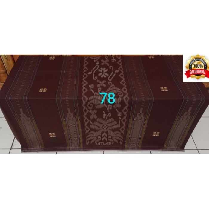 SARUNG MURAH ATLAS SONGKET AFKIR PREMIUM MOTIF BHS l