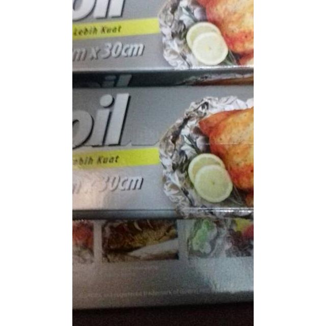 ♜ aluminium foil merek klin pak, pembungkus makanan ❉